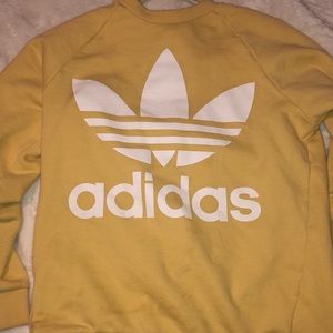Yellow Adidas Hoodie